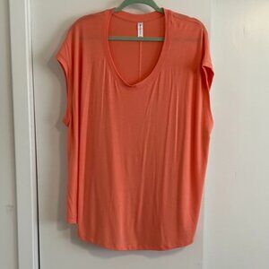 Athleta Cloudlight Tee Modal Blend, Peach, 2X